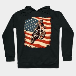 dirt bike 4th of July Hoodie